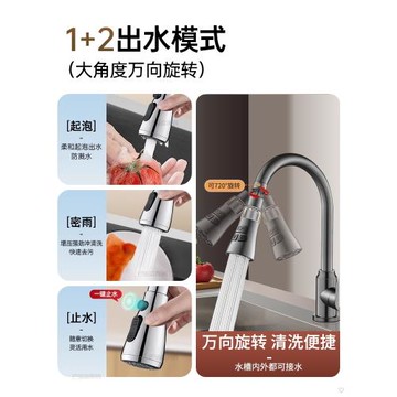 水龍頭過濾器延伸器防濺水神器廚房洗菜盆池水嘴萬能通用萬向旋轉