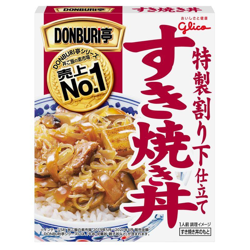 江崎グリコ DONBURI亭すき焼き丼 170g×10個