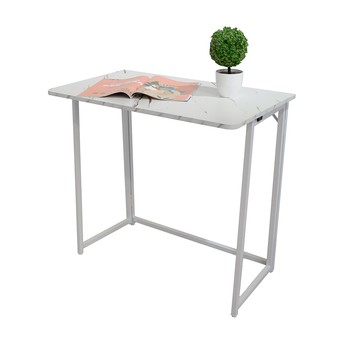 【居家cheaper】二代 免組裝秒收摺疊桌二代 大理石白