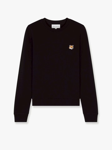 Cotton sweatshirt with iconic embroidered logo on the front - MAISON KITSUNE - gender_Woman