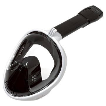 It's Life 第三代全罩式浮潛面罩  白色 + 黑色  L/XL