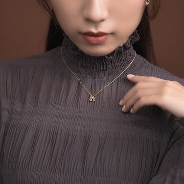 經典英文字母項鍊 A-Z客製化 字母項鍊 生日禮物 項鍊