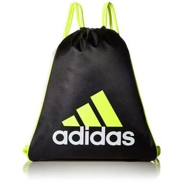 【Adidas】2018時尚Burst黑黃色前後雙用抽繩後背包【預購】