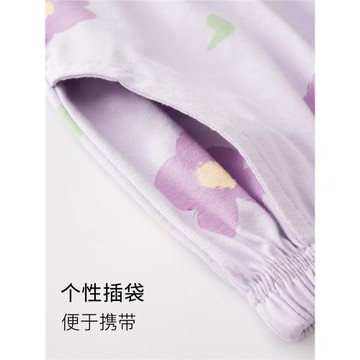 2026年新款純棉睡褲長褲春秋季女士遛彎寬松大碼直筒可外穿家居褲