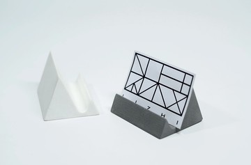 山形 手機支架 名片座 展示卡座 收納擺設 侘寂美學