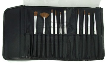 文伊彩 身體彩繪專用刷具組 10枝入 [84199] ::WOMAN HOUSE::