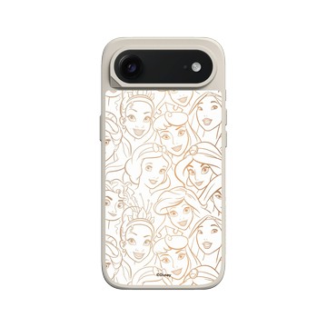 iPhone Air SolidX 貝殼灰 - 迪士尼-公主系列 Disney Princess - Pattern系列-迪士尼公主 線稿