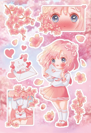 春貼紙