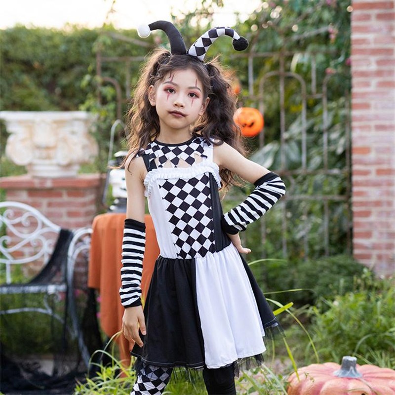 ハロウィン仮装 キッズ ピエロ 魔女 子供 巫女 コスプレ ピエロ衣装 コスチューム 小学生 ハロウィンパーテイ プレゼント 可愛い ハロウィンパーテイお遊戯会 通販 Lineポイント最大get Lineショッピング