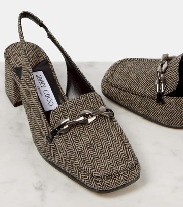 Jimmy Choo Diamond Tilda 45 slingback pumps