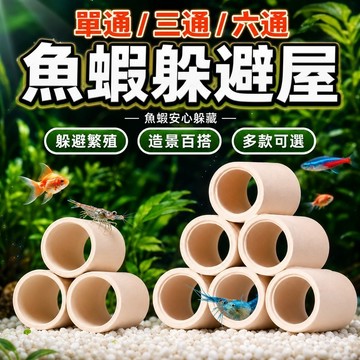 【現貨】水晶蝦躲避管 蝦屋 魚蝦躲避屋 蝦缸造景繁殖洞 蝦窩產卵屋 水族箱裝飾 水晶蝦缸造景 魚缸躲藏洞 魚缸水晶蝦
