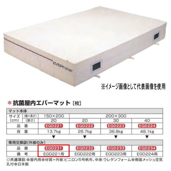 エバニュー 屋内 エバーマット EGD221用専用交換 EGD231 EGD221 | LINE