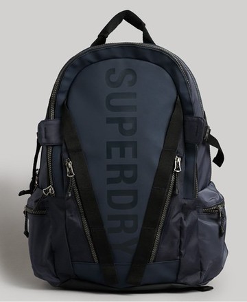 Superdry Men's Men's Mountain Tarp Graphic Backpack Navy / Deep Navy/Navy - Size: 1SIZE