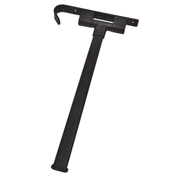 妃妃嚴選 旋轉毛巾架 鋁材質 單桿  31.5 x 17.5cm  黑色  1個