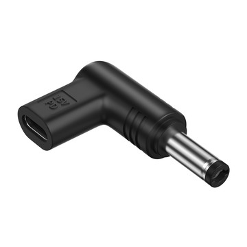 Kamera 5.5*2.1mm Type-C母座 轉DC公頭 PD誘騙轉接頭 電源15V/45W/3A