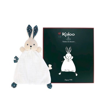 Kaloo Kdoux 兔兔安撫巾-奶油白