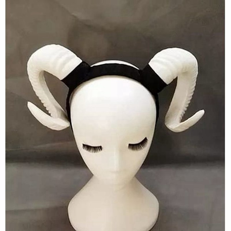 特価商品 カチューシャ ひつじの角 2カラー ハロウィン 悪魔 デビル コスプレ パーティー イベント Recantosolasol Com Br