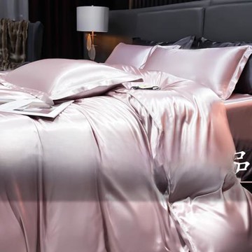 夏季純色真絲被套單件裸睡絲滑被罩學生宿舍單人150X200X230被單4