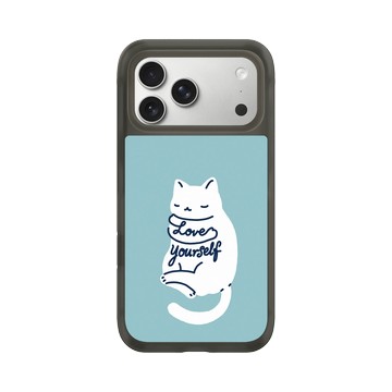 iPhone 17 Pro Max AirX 本質黑 - ilovedoodle (Lim Heng Swee) - Mindful Cat - Love Yourself