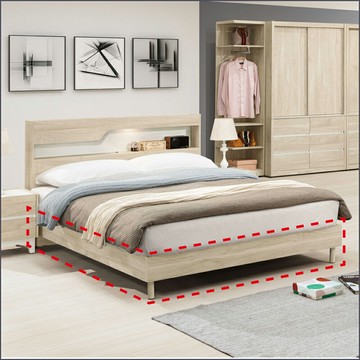 5 / 6尺(床底) 床台 標準雙人 雙人加大 【275B0514】Leader傢居館275-317