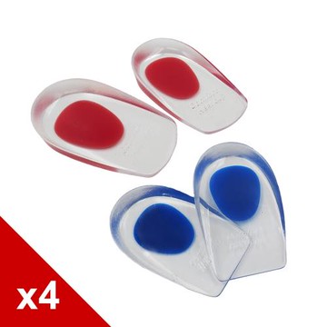 糊塗鞋匠 優質鞋材 E16 矽膠後跟墊6mm薄款 (4雙/組)