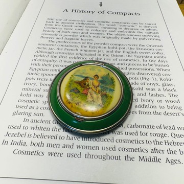 1920年代談情說愛粉餅盒