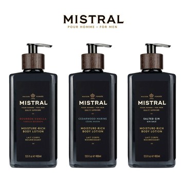 Mistral 男士香水身體保濕乳液（男性男生香氛身體乳 潤膚保養潤膚乳 敏感肌保溼保濕乳潤膚露潤膚霜 肌膚保溼乳保濕霜