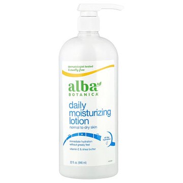 Alba Botanica, 日常保濕乳液，中度至乾性肌膚，32 液量盎司（946 毫升）
