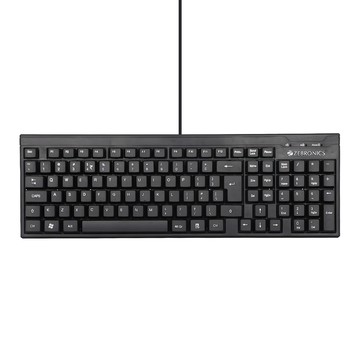 irocks 艾芮克 有線靜音鍵盤 原廠保固  KR6260  黑色  塑鋼導套