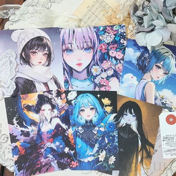 貼紙 原創貼紙 人物貼紙 原創貼紙 女孩貼紙 裝飾貼紙