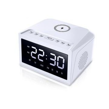 桌上電腦喇叭 大屏無線充音箱 時鐘鬧鐘 酒店桌面 15 瓦多功能音響