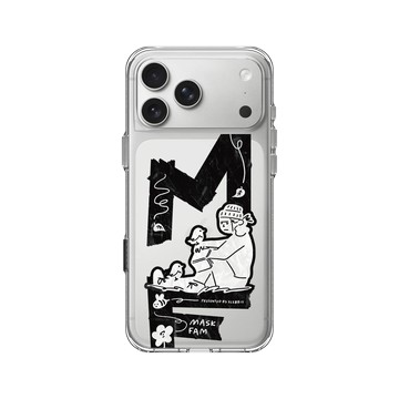 iPhone 17 Pro Max Clear Case（相機按鈕） 透明 - Abei - MaskBoy與小鳥坐著