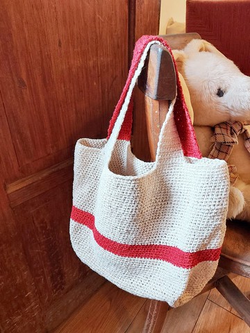 夏日追浪紅白拖特包 SumnerTwo