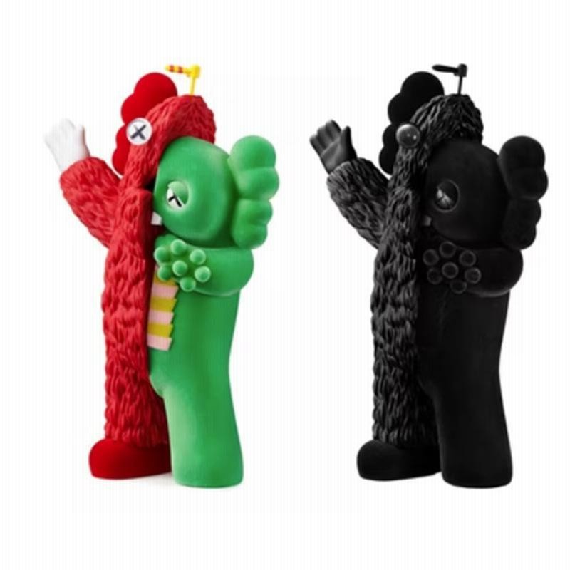 KAWS KACHAMUKKU 2体セット Vinyl Figure Original & Black colorway ...