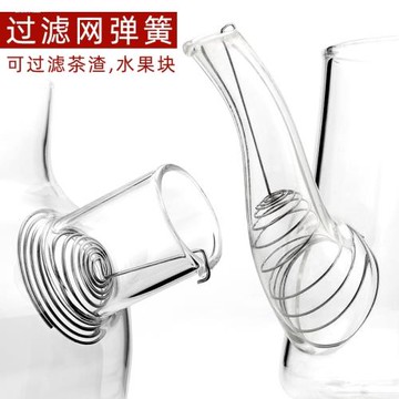 茶壺嘴過濾網彈簧玻璃養生水壺內置通用304不銹鋼過濾配件