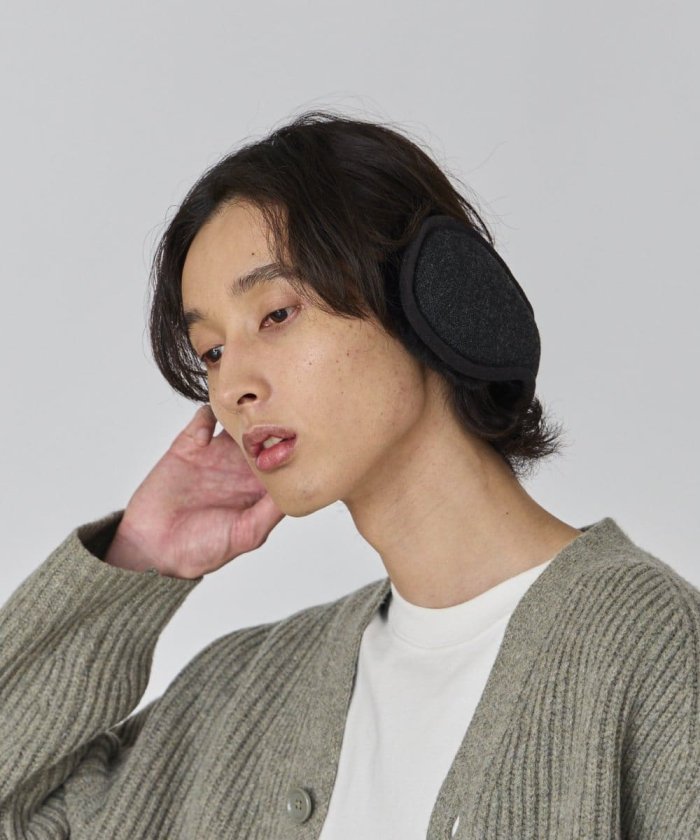 OVERRIDE JP TWEED EARMUFFS ユニセックス グレー FREE