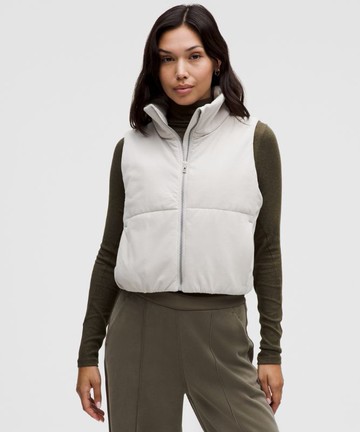 Insulated Cropped Vest Size Medium