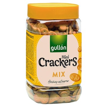 gullon 穀優 迷你脆餅 MIX 350g  1罐