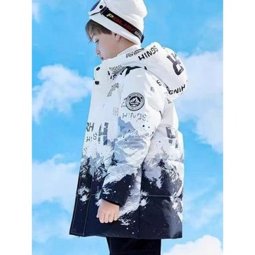 童裝冬季兒童羽絨棉服青少年新款中大童連帽加厚保暖棉衣棉襖外套