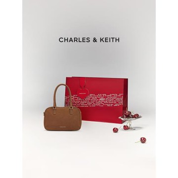 (免運)【雙11熱銷】CHARLES&KEITH女包CK2-30271398手提波士頓包斜挎包