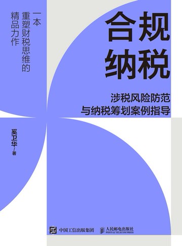 【電子書】合规纳税：涉税风险防范与纳税筹划案例指导