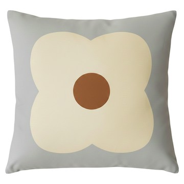 THiRTEEN 拾參家居 韓系清新花朵 抱枕套 100% Polyester 丁香紫  45 x 45cm  45 x 45cm