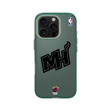 iPhone 16 Pro Clear 憂墨綠 - NBA - B&W-邁阿密熱火 Miami Heat B&W - Light