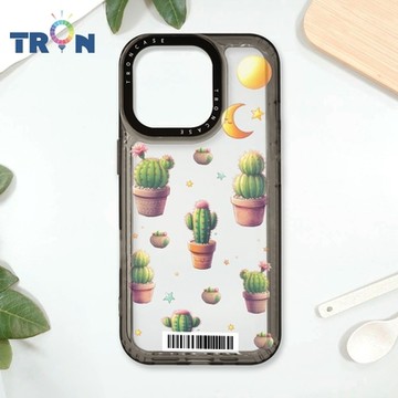 TRON IPhone 16 Pro 月亮太陽仙人掌集合 防摔太空載具殼 透黑 軟硬 手機殼