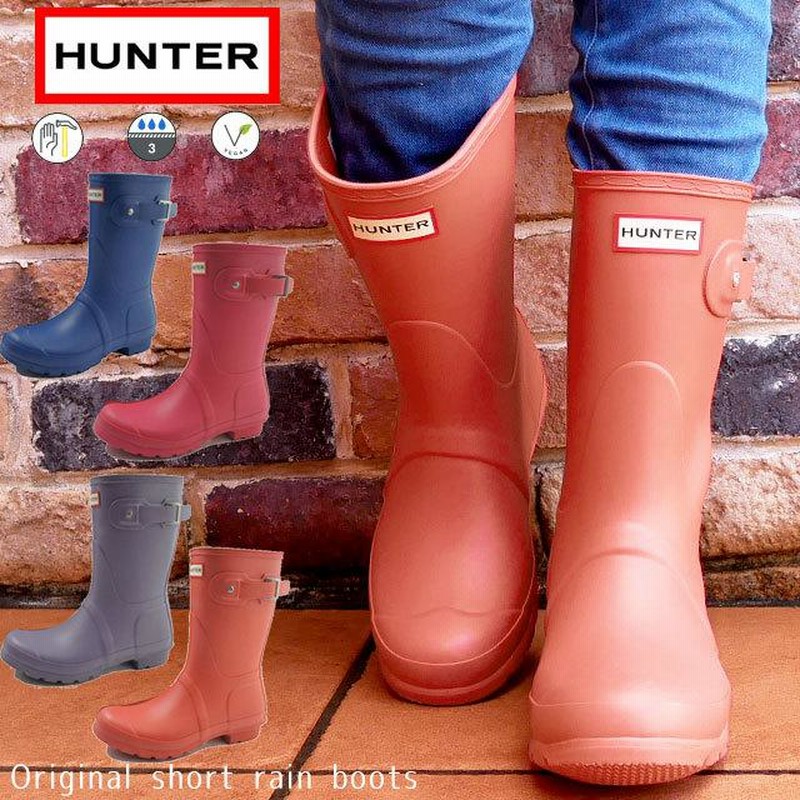 HUNTER ピンク 長靴 36 レインブーツ ハンター HUNTER レインブーツ レディース 長靴 オリジナル