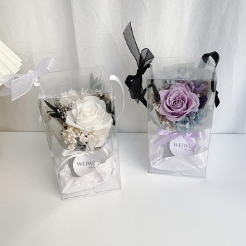 情人節禮物【婚禮小物】永生玫瑰小花束提盒