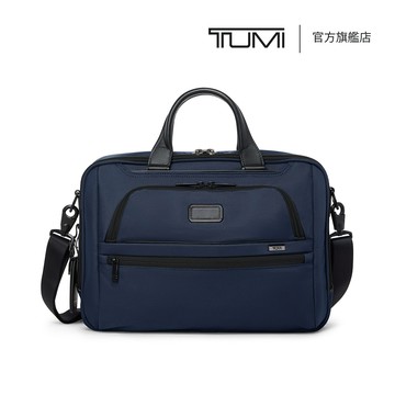 Alpha 中型 15 吋公事包 - NAVY