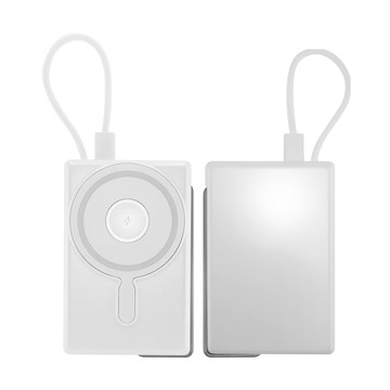 5000mAh up JW MagSafe 雙面磁吸行動電源 支架 無線充電器