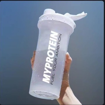 運動水壺 運動健身水杯搖搖杯  超大容量搖搖杯健身便攜刻度運動水杯蛋白粉體育學生耐摔塑料杯子