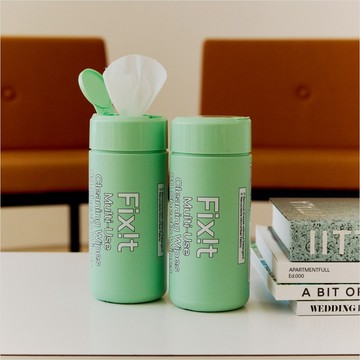 Fixit Mini-Use Cleaning Wipes Mini 80 Sheets